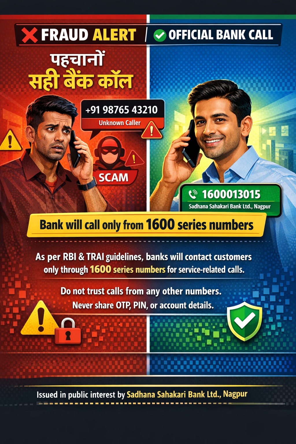 Sadhana Sahakari Bank Ltd. Customer Awareness